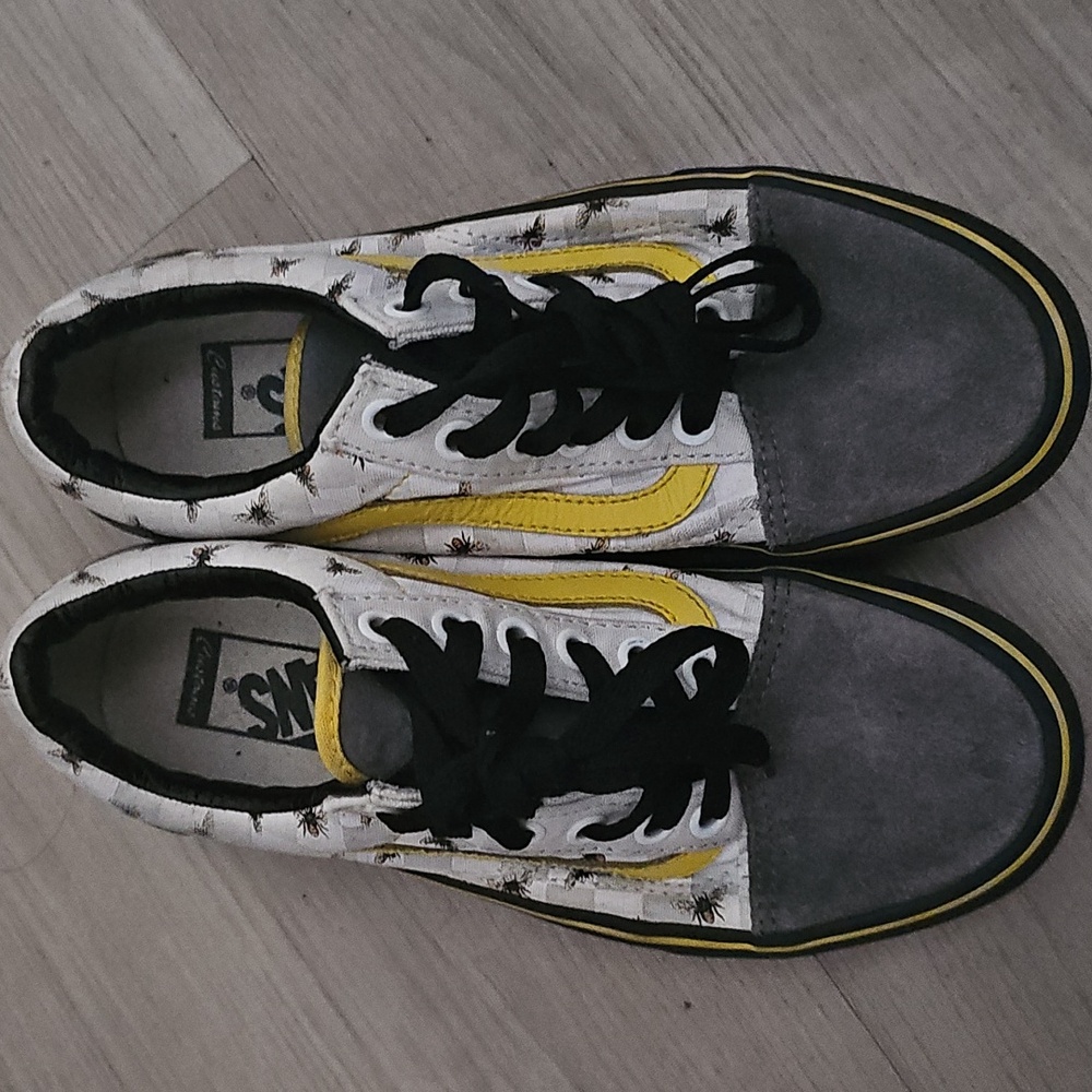 Vans old school bumblebee Edition Womens Size 6.5/Mens Size 5
